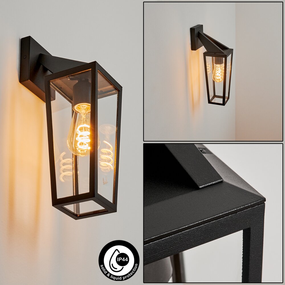 Ruoni Applique da esterno Nero, 1-Luce main product photo