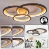 Baiyin Plafoniera LED Oro, 1-Luce