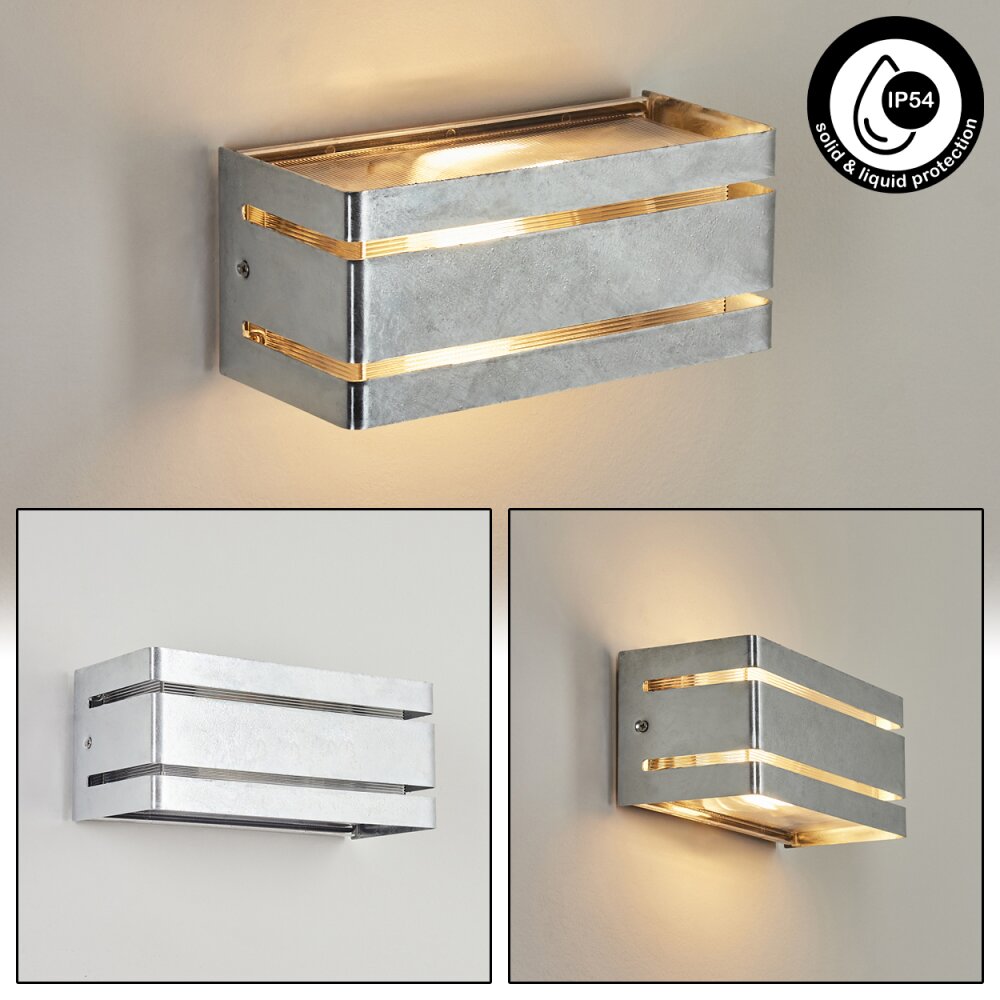 Chavelhas Applique da esterno Zincato, 1-Luce main product photo