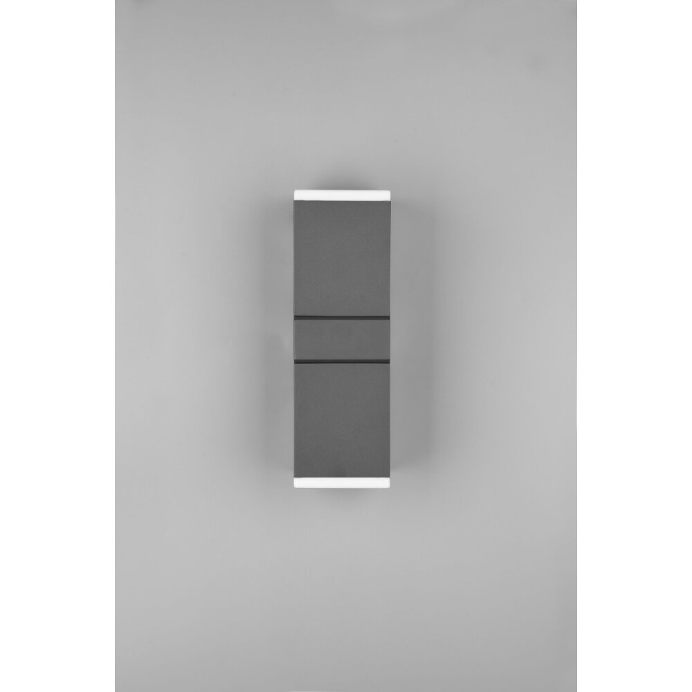 Trio Avon Applique da esterno LED Antracite, 2-Luci