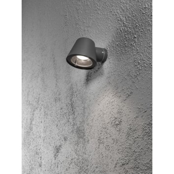 Konstsmide Trieste Applique Nero, 1-Luce