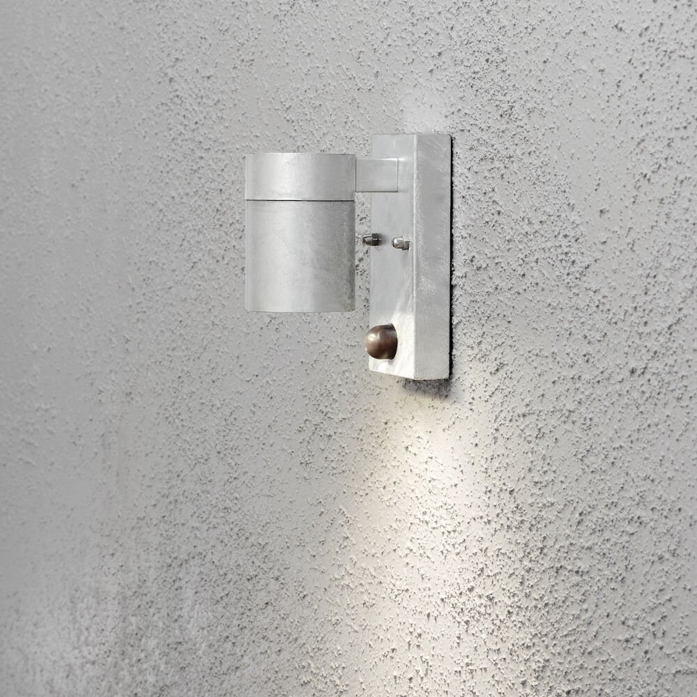 Konstsmide MODENA Applique Zincato, 1-Luce, Sensori di movimento main product photo
