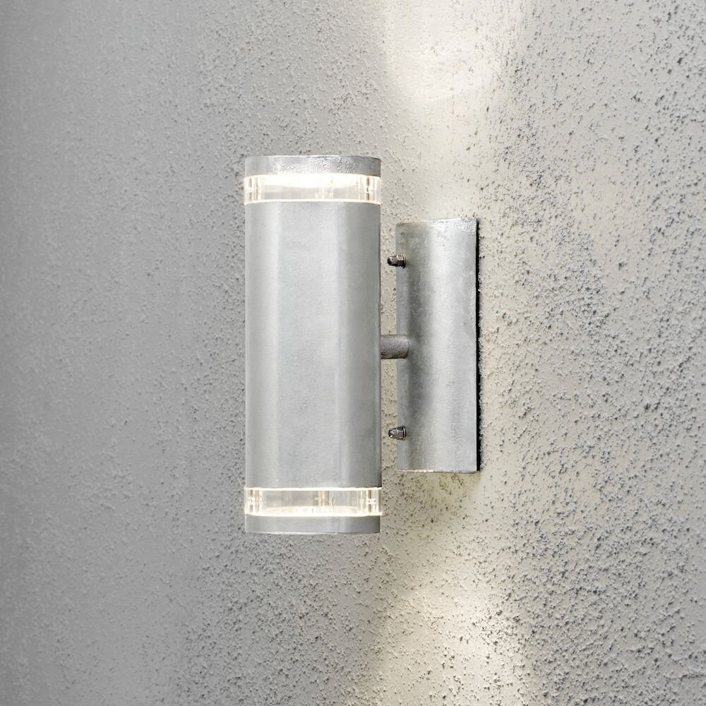 Konstsmide MODENA Applique Zincato, 2-Luci main product photo