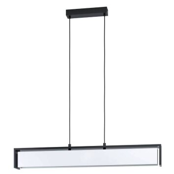 Eglo VALDELAGRANO-Z Lampadario a sospensione LED Nero, 1-Luce, Cambia colore