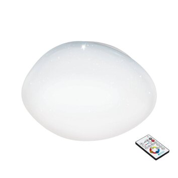 Eglo SILERAS-Z Plafoniera LED Bianco, 3-Luci, Cambia colore