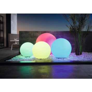 Eglo MONTEROLO-Z Lampada a sfera LED Bianco, 1-Luce, Cambia colore