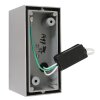 Steinhauer Applique da esterno Acciaio inox, 2-Luci