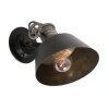 Steinhauer Sprocket Applique Nero, 1-Luce