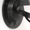 Steinhauer Sprocket Applique Nero, 1-Luce