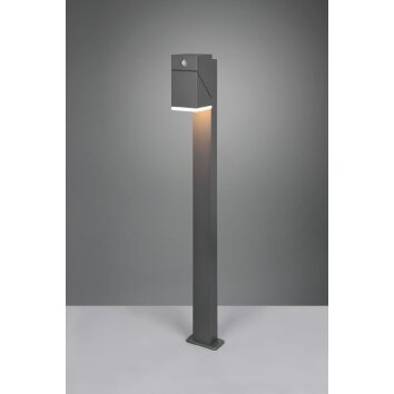 Trio Avon Lampioncino Segnapasso LED Antracite, 1-Luce, Sensori di movimento