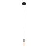 Eglo YORTH Lampadario a sospensione Nero, Argento, 1-Luce