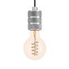 Eglo YORTH Lampadario a sospensione Nero, Argento, 1-Luce