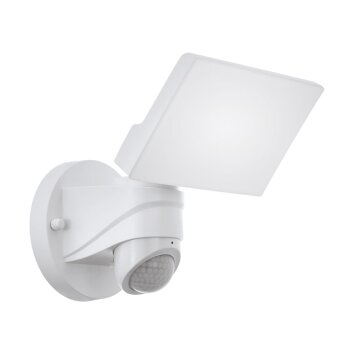 EGLO PAGINO Applique LED Bianco, 1-Luce, Sensori di movimento