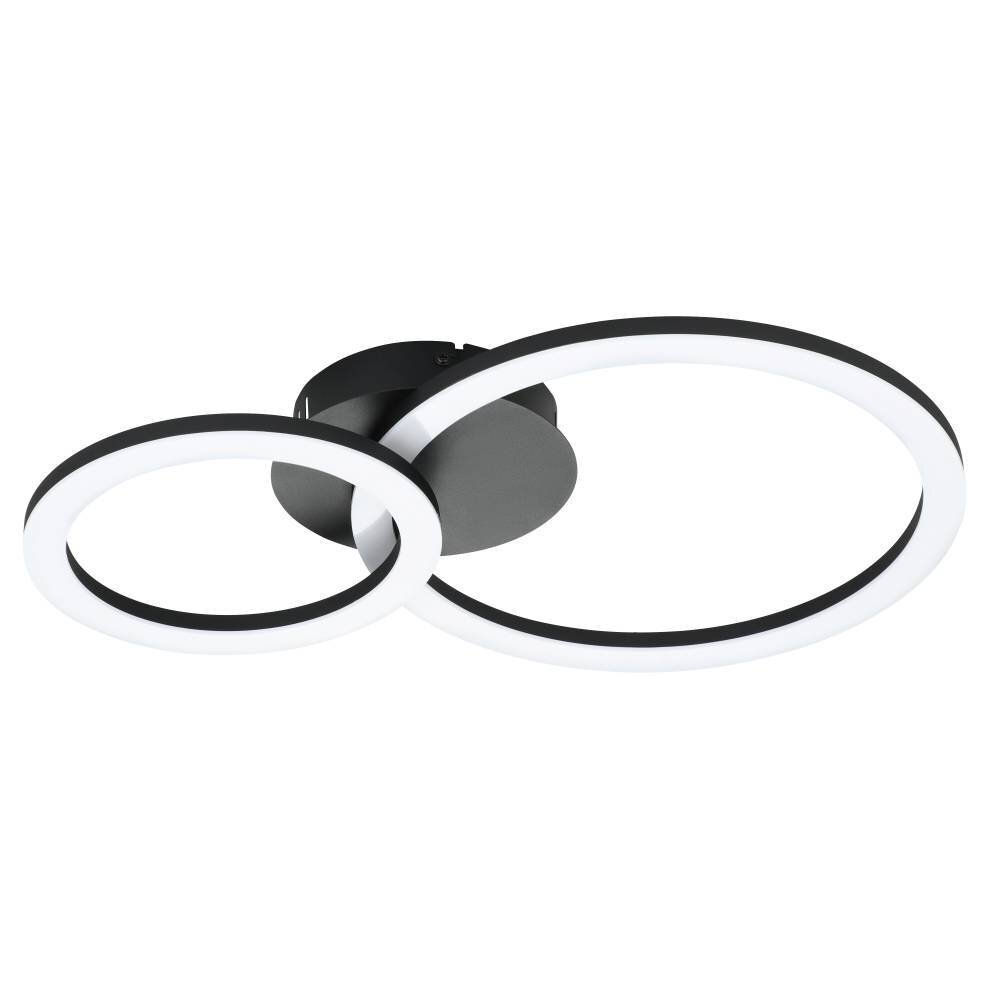 Eglo PARRAPOS-Z Plafoniera LED Nero, 1-Luce main product photo