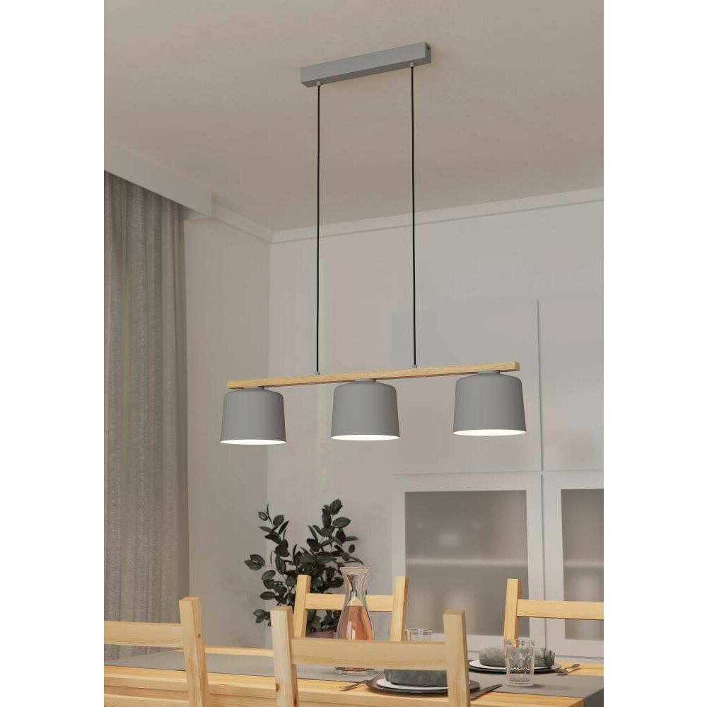 Eglo MARIEL Lampadario a sospensione Marrone, Grigio, 3-Luci main product photo