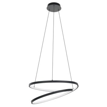 Eglo RUOTALE Lampadario a sospensione LED Nero, 1-Luce