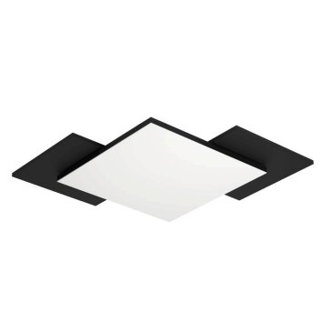 Eglo TAMURIA Plafoniera LED Marrone, Nero, 1-Luce