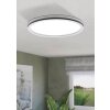 Eglo LAZARAS Plafoniera LED Bianco, 1-Luce, Cambia colore