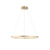 Leuchten-Direkt TITUS Lampada a Sospensione LED Ottone, 1-Luce