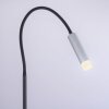 Paul Neuhaus PURE-GEMIN Lampada da terra LED Alluminio, Nero, 1-Luce