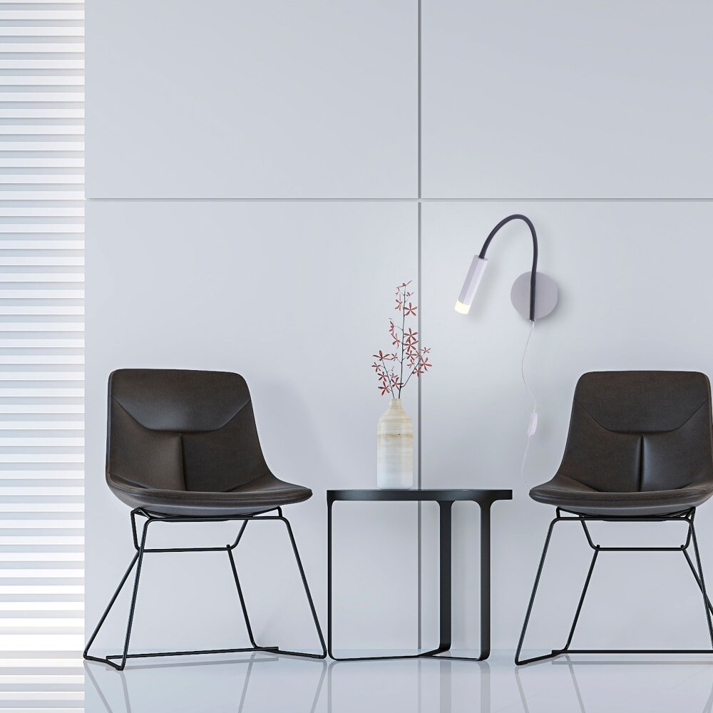 Paul Neuhaus PURE-GEMIN Applique LED Alluminio, Nero, 1-Luce main product photo