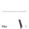 Paul Neuhaus PURE-LINES Plafoniera LED Alluminio, 1-Luce, Telecomando