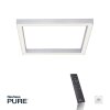 Paul Neuhaus PURE-LINES Plafoniera LED Alluminio, 1-Luce, Telecomando