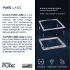 Paul Neuhaus PURE-LINES Plafoniera LED Alluminio, 1-Luce, Telecomando