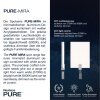 Paul Neuhaus PURE-MIRA Plafoniera LED Alluminio, 4-Luci, Telecomando