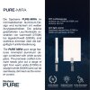 Paul Neuhaus PURE-MIRA Plafoniera LED Alluminio, 6-Luci, Telecomando