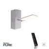 Paul Neuhaus PURE-MIRA Applique LED Alluminio, 1-Luce, Telecomando
