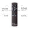 Paul Neuhaus PURE-MIRA Plafoniera LED Nero, 2-Luci, Telecomando