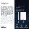 Paul Neuhaus PURE-MIRA Plafoniera LED Nero, 4-Luci, Telecomando