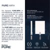 Paul Neuhaus PURE-MIRA Plafoniera LED Nero, 6-Luci, Telecomando