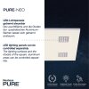 Paul Neuhaus PURE-NEO Plafoniera LED Alluminio, 4-Luci, Telecomando
