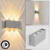 Morenos Applique da esterno LED Argento, Bianco, 6-Luci