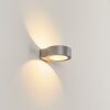 Azervadinha Applique da esterno LED Argento, 1-Luce