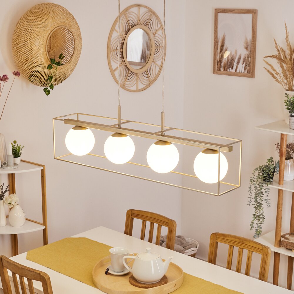 Finnseter Lampada a Sospensione Champagne, 4-Luci main product photo