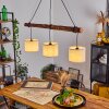 Perdigueira Lampada a Sospensione Écru, Nero, 3-Luci