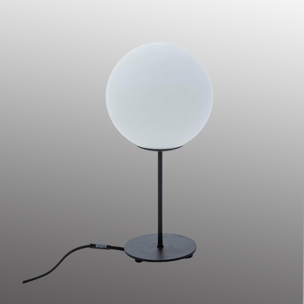 SCHÖNER WOHNEN-Kollektion PALAIS Lampada da tavolo Nero, 1-Luce