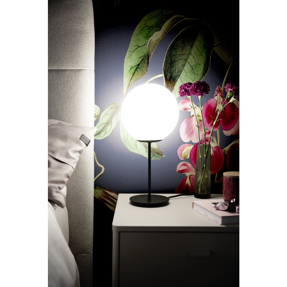 SCHÖNER WOHNEN-Kollektion PALAIS Lampada da tavolo Nero, 1-Luce main product photo