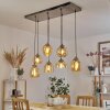 Nanami Lampada a Sospensione Argento Brunito, Oro, 7-Luci Nanami Lampada a Sospensione Argento Brunito, Oro, 7-Luci