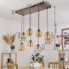 Nanami Lampada a Sospensione Argento Brunito, Oro, 7-Luci Nanami Lampada a Sospensione Argento Brunito, Oro, 7-Luci