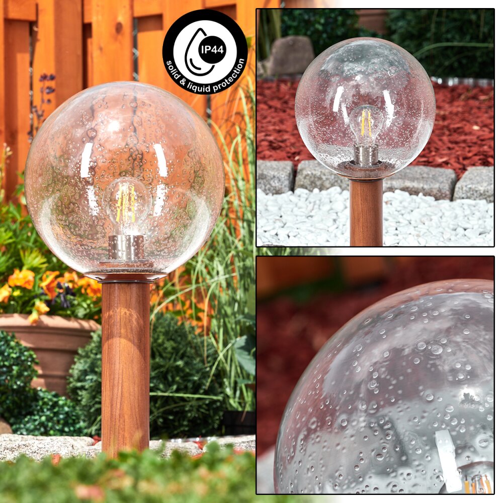 Bubodefo Lampada con piedistallo Marrone, Aspetto del legno, 1-Luce main product photo