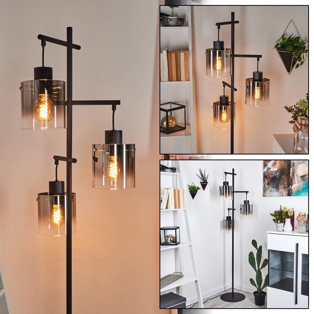 Gafa Lampada da terra Nero, 3-Luci main product photo