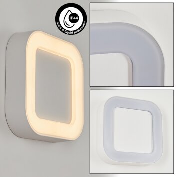 Paleroo Applique da esterno LED Bianco, 1-Luce