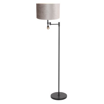 Steinhauer Stang Lampada da terra LED Nero, 2-Luci