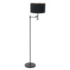 Steinhauer Stang Lampada da terra LED Nero, 2-Luci