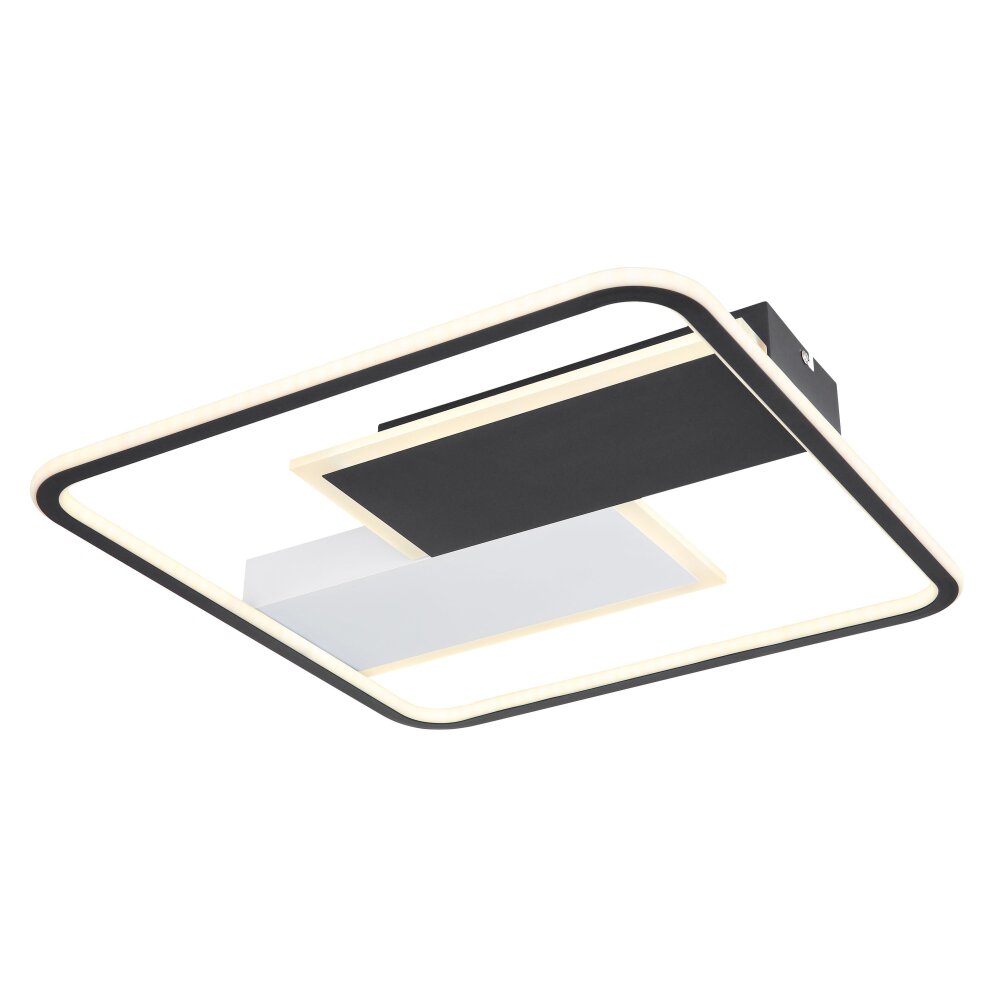 Globo JENNA Plafoniera LED Nero, Bianco, 1-Luce, Telecomando main product photo