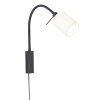 Fischer & Honsel Maui Applique Nero, 1-Luce